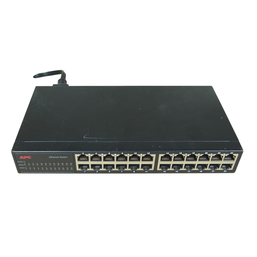 APC AP9224110‎ Ethernet Switch 24 Port Rack Mountable Managed Network Switch